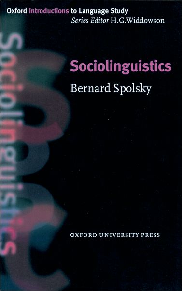 Sociolinguistics