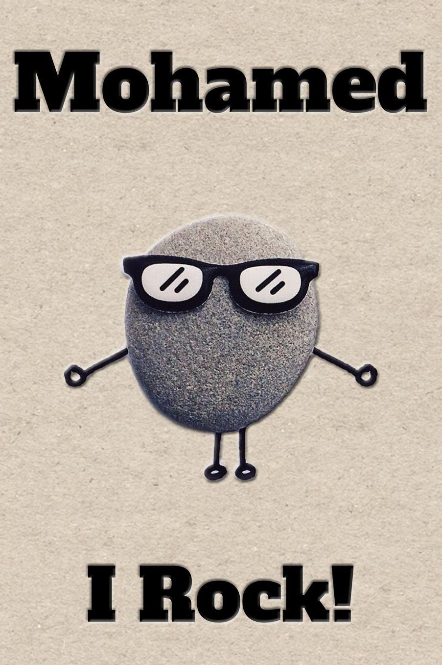 Affirmation Journal Mohamed I Rock!: A personalized monogram journal just for you!