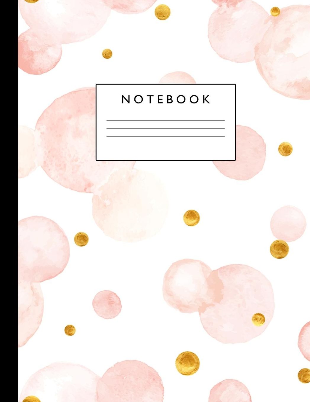 Notebook: Cute Lined Journal Ruled Composition Note Book to Draw and Write In - School Supplies for Elementary, Highschool and College (8.5 x 11 Size 100 Writing Pages) Cover Design 273