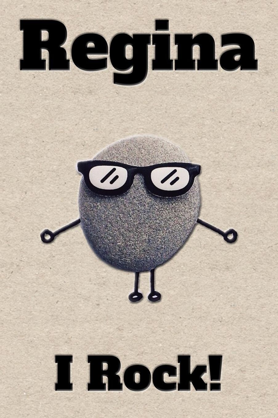 Affirmation Journal Regina I Rock!: A personalized monogram journal just for you!