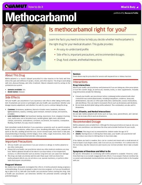 Methocarbamol (Quamut)