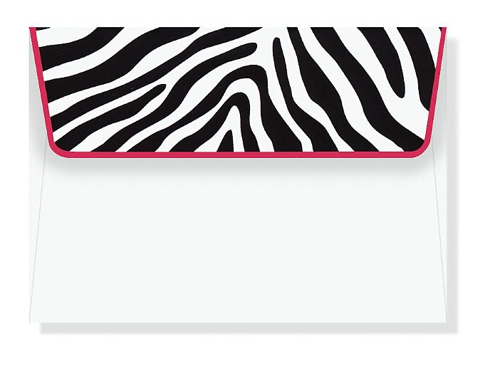 Zebra Thank You Notes Set Of 14