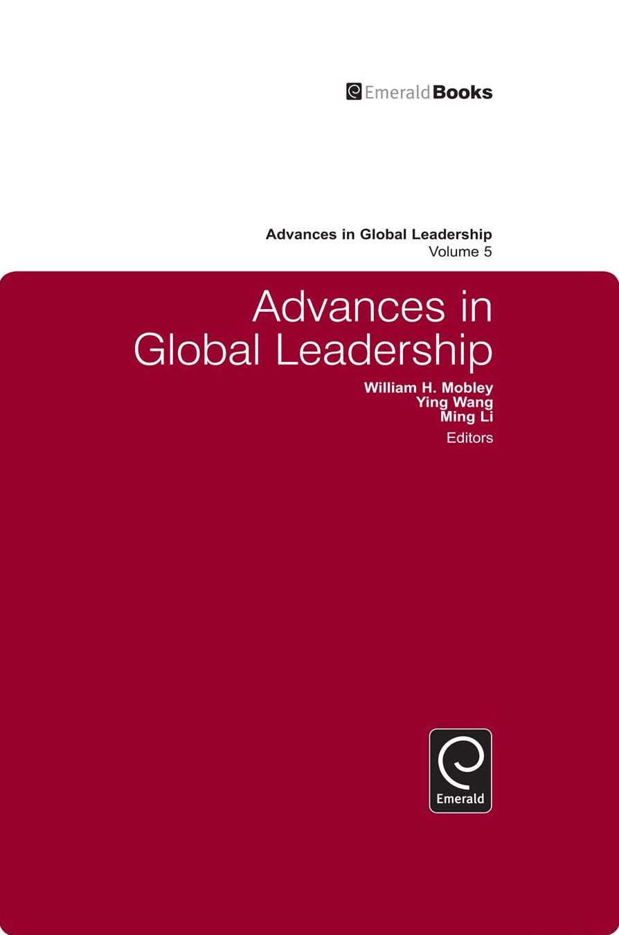 Advances in Global Leadership, Volume 5