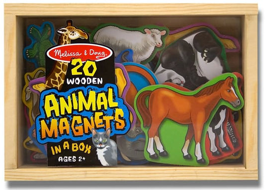 Wooden Animal Magnets