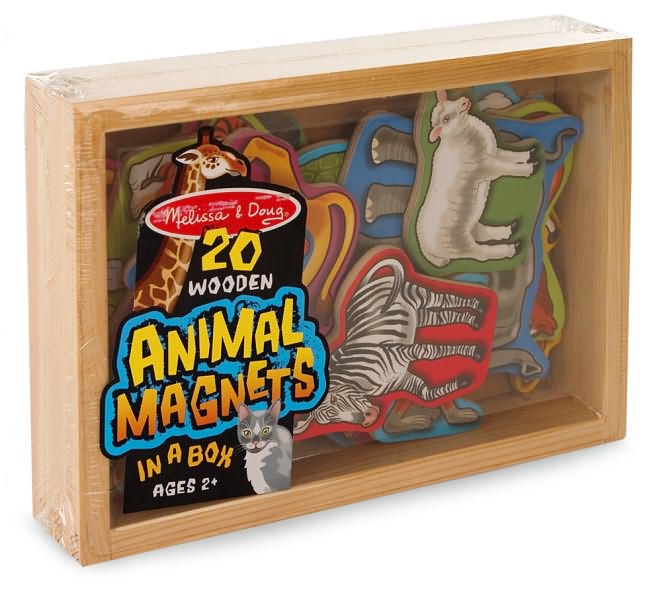 Wooden Animal Magnets