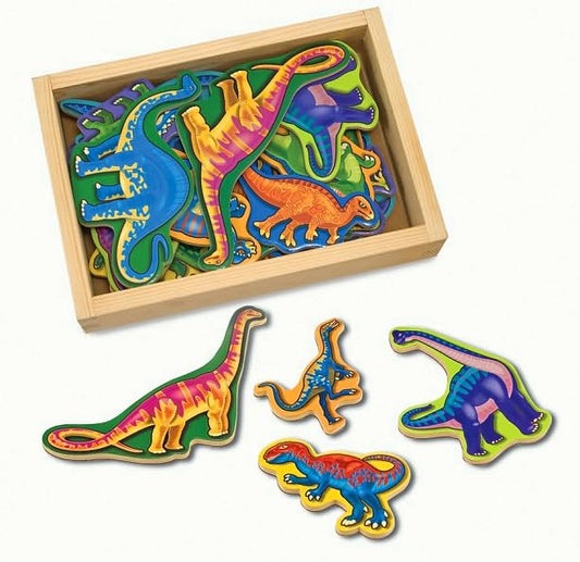 Wooden Dinosaur Magnets