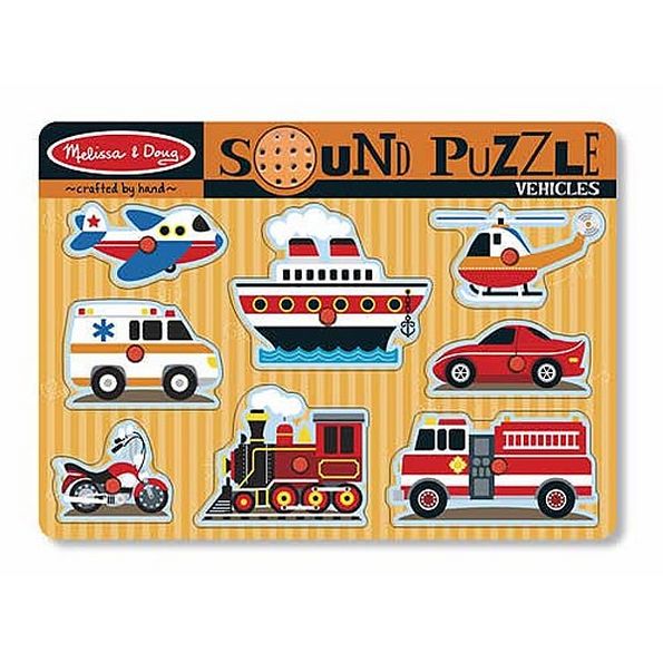 Melissa & Doug Sound Puzzle (Vehicles)