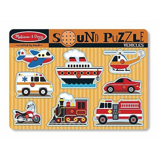 Melissa & Doug Sound Puzzle (Vehicles)