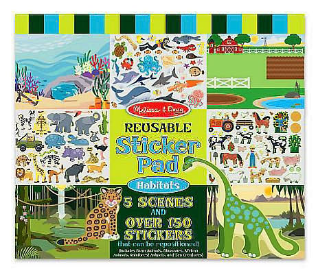 Reusable Sticker Pad - Habitats