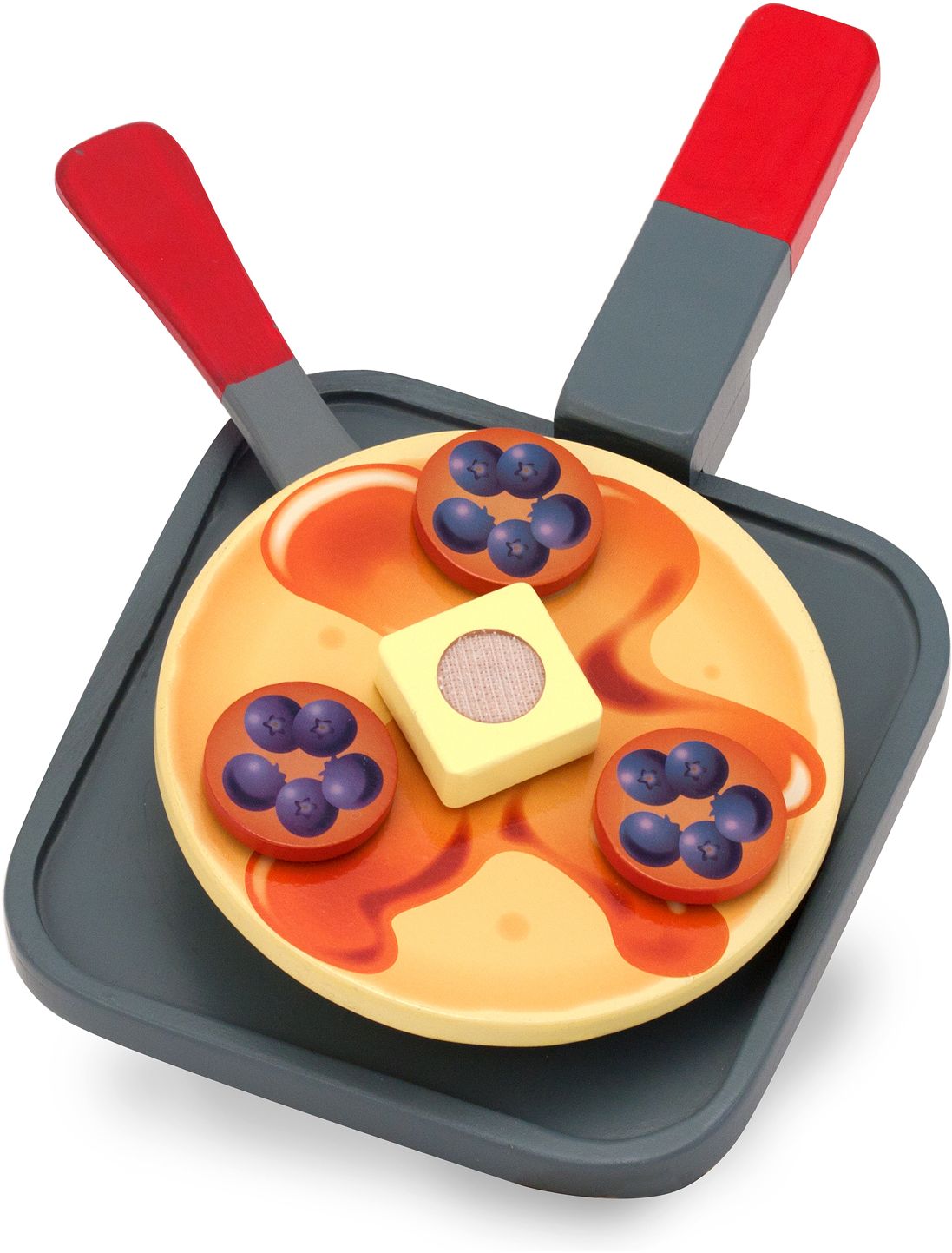 Wooden Flip & Serve Pancake Set