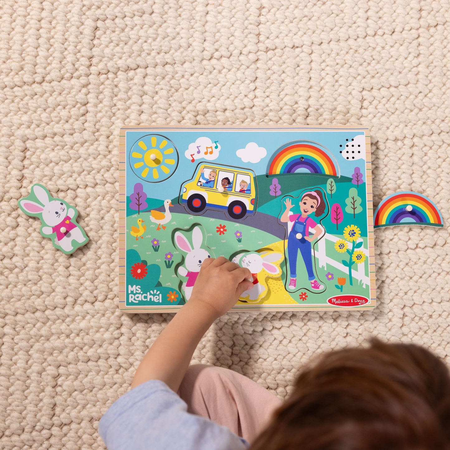 MELISSA & DOUG Ms. Rachel Sound Puzzle in Display