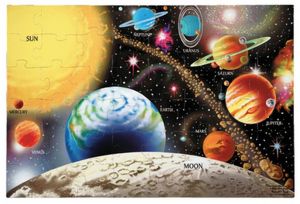 LIGHTS CAMERA INTERACTION LCI413 SOLAR SYSTEM FLOOR PUZZLE