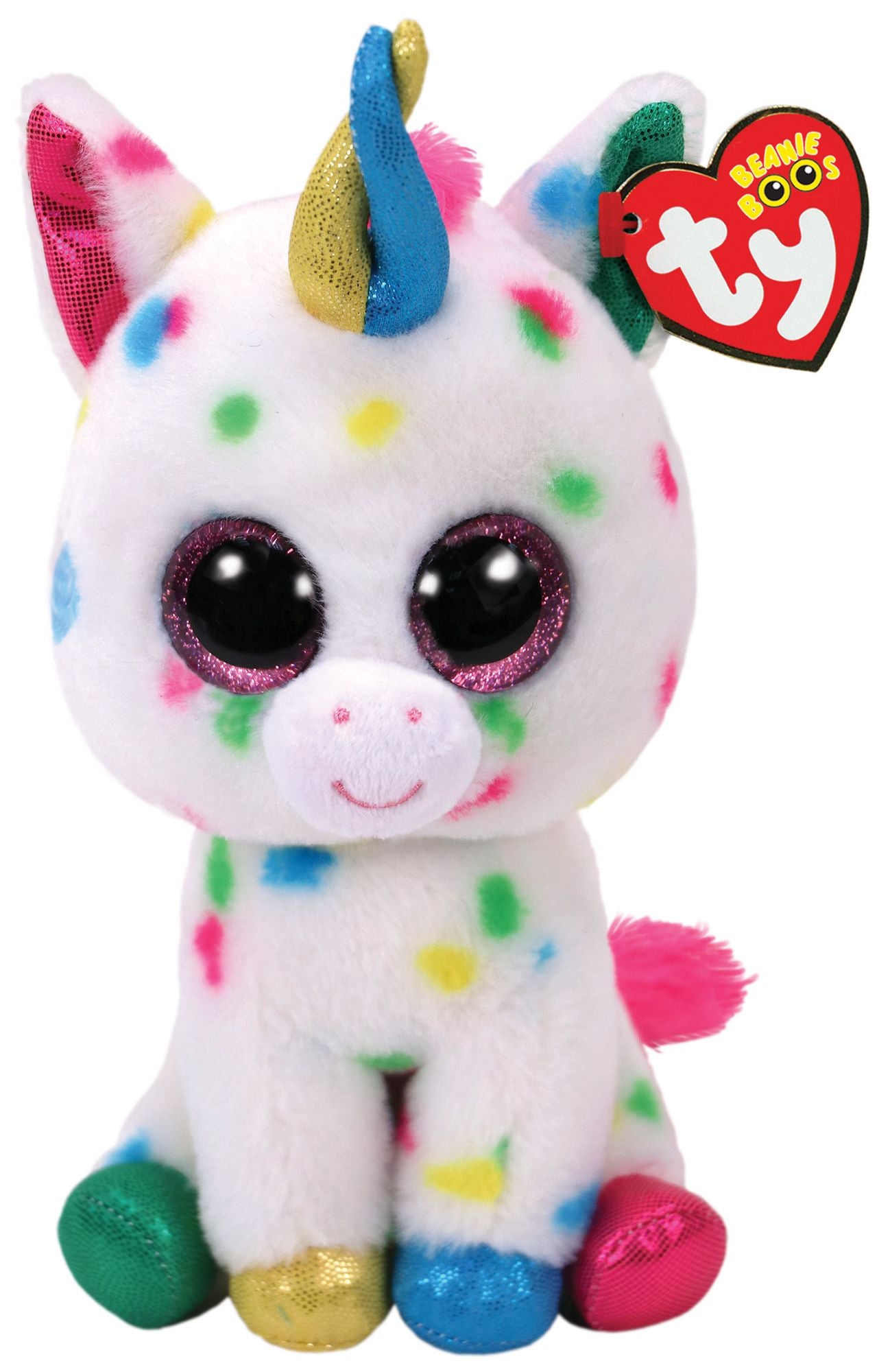 Ty Beanie Boos Harmonie - Speckled Unicorn Regular 6"