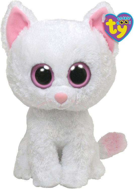 Beanie Boo Cashmere White Cat Large