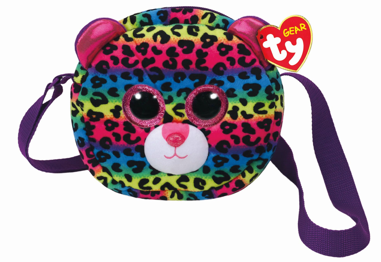 DOTTY - rainbow leopard shoulder bag