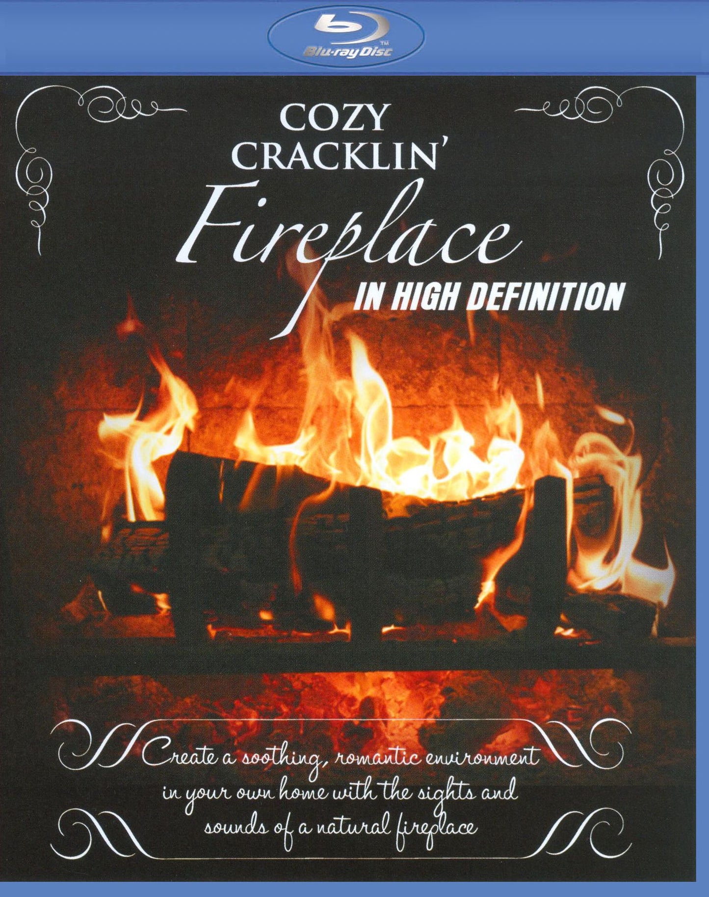 Cozy Cracklin' Fireplace [Blu-ray]