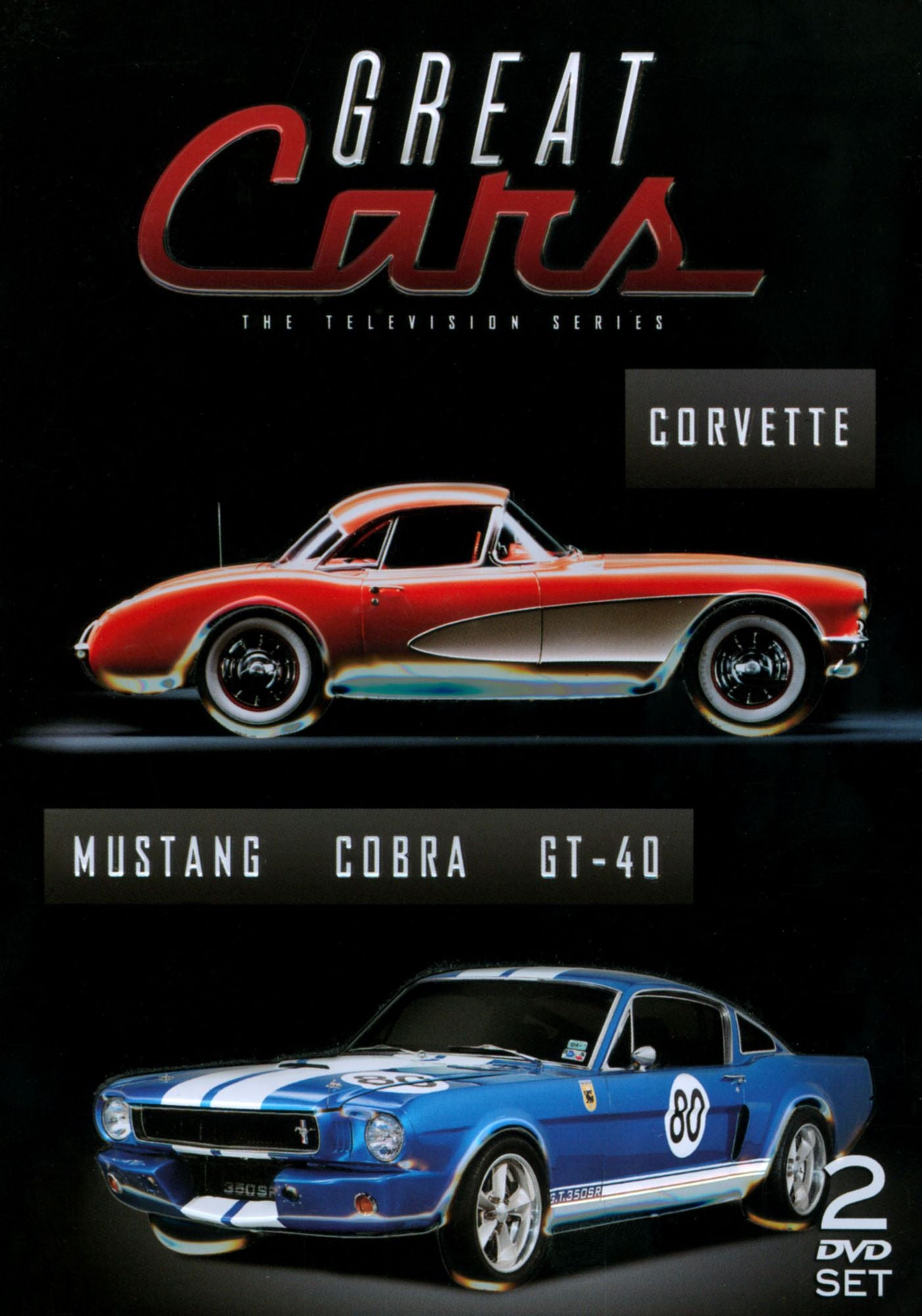 Great Cars: The Television Series - Corvette/Mustang, Cobra, GT-40 [2 Discs] [Tin Case]