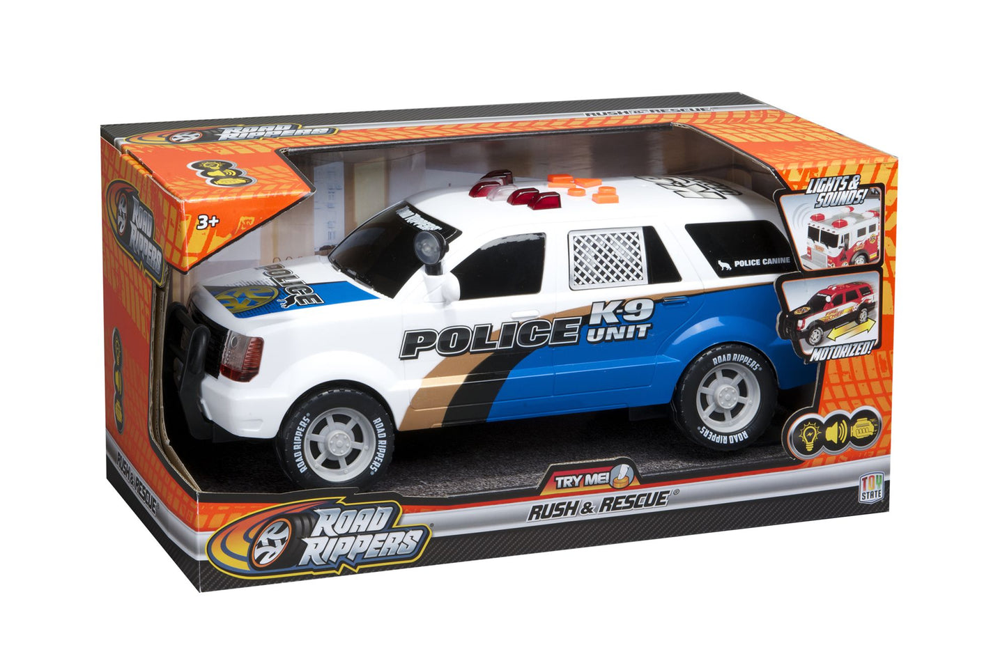 Road Rippers 14" Rush & Rescue Police K9 SUV