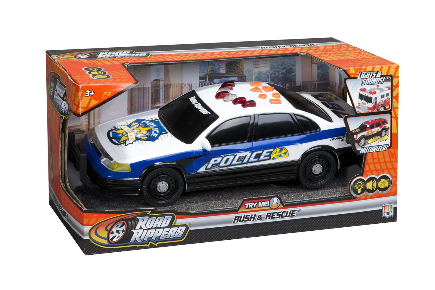 Road Rippers 14" Rush & Rescue Police Car