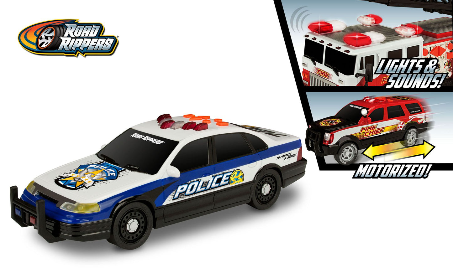 Road Rippers 14" Rush & Rescue Police Car