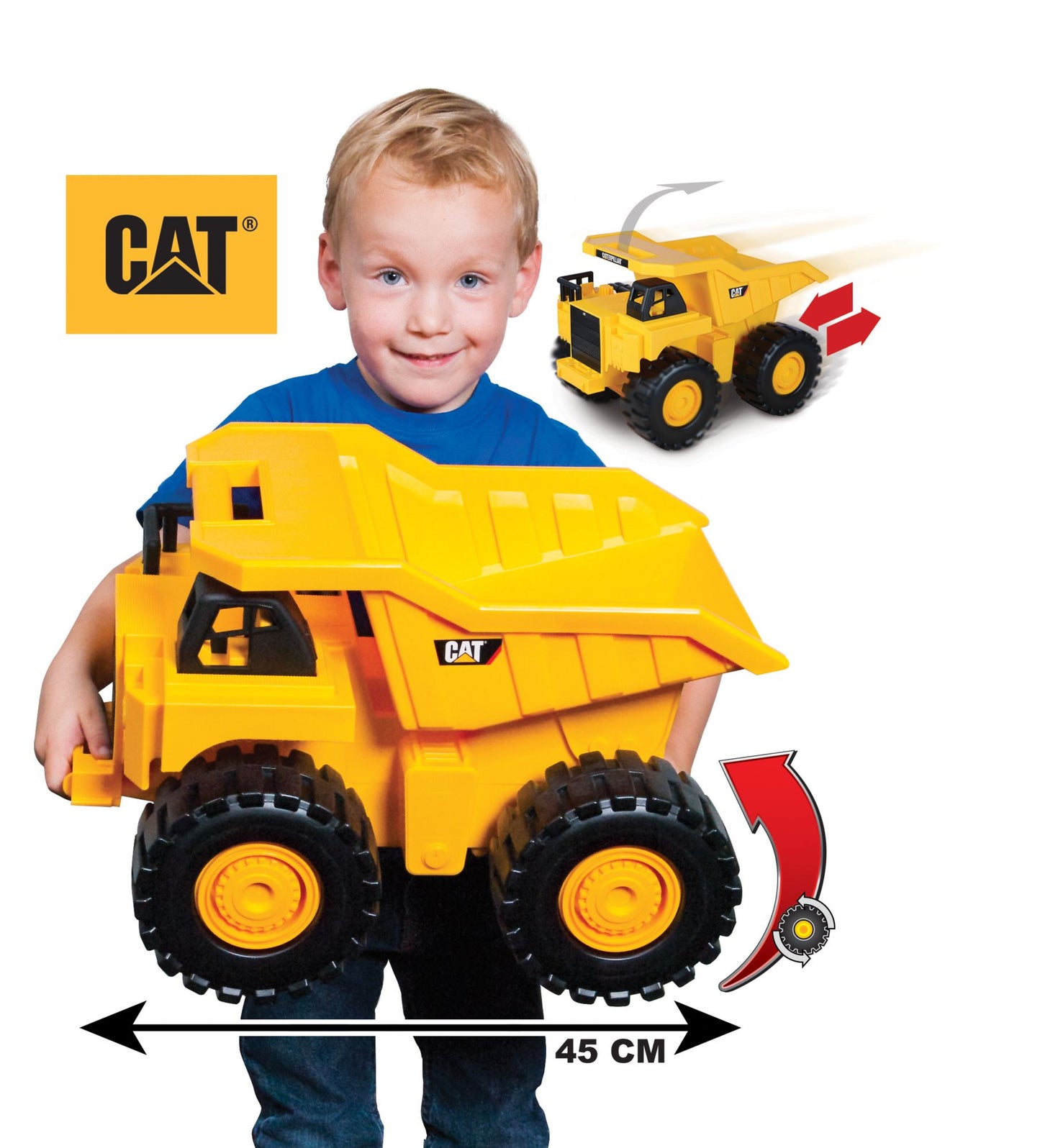 Caterpillar Big 18" Rev Up Dump Truck