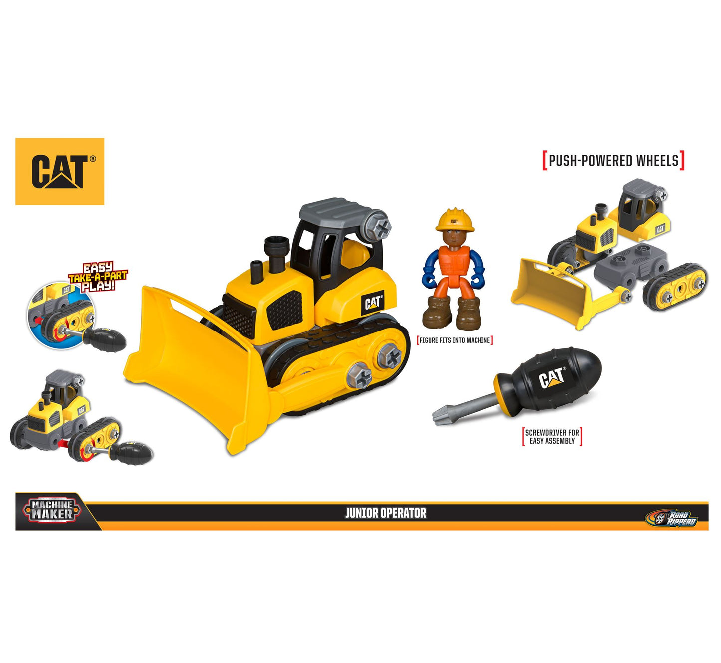 Caterpillar Junior Operator Machine Bulldozer Construction Vehicle