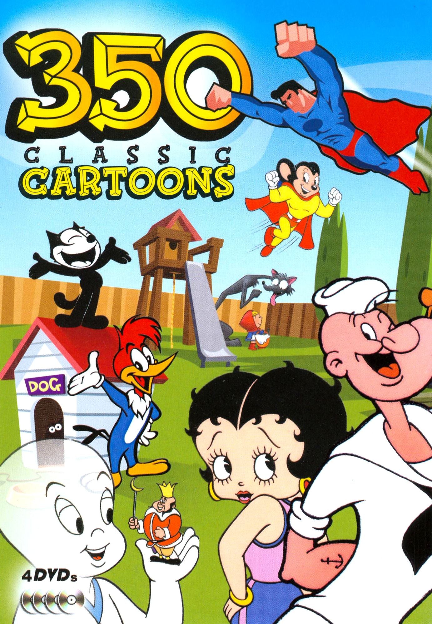 350 Classic Cartoons [4 Discs]