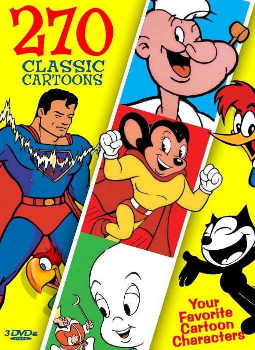 270 Classic Cartoons [3 Discs]