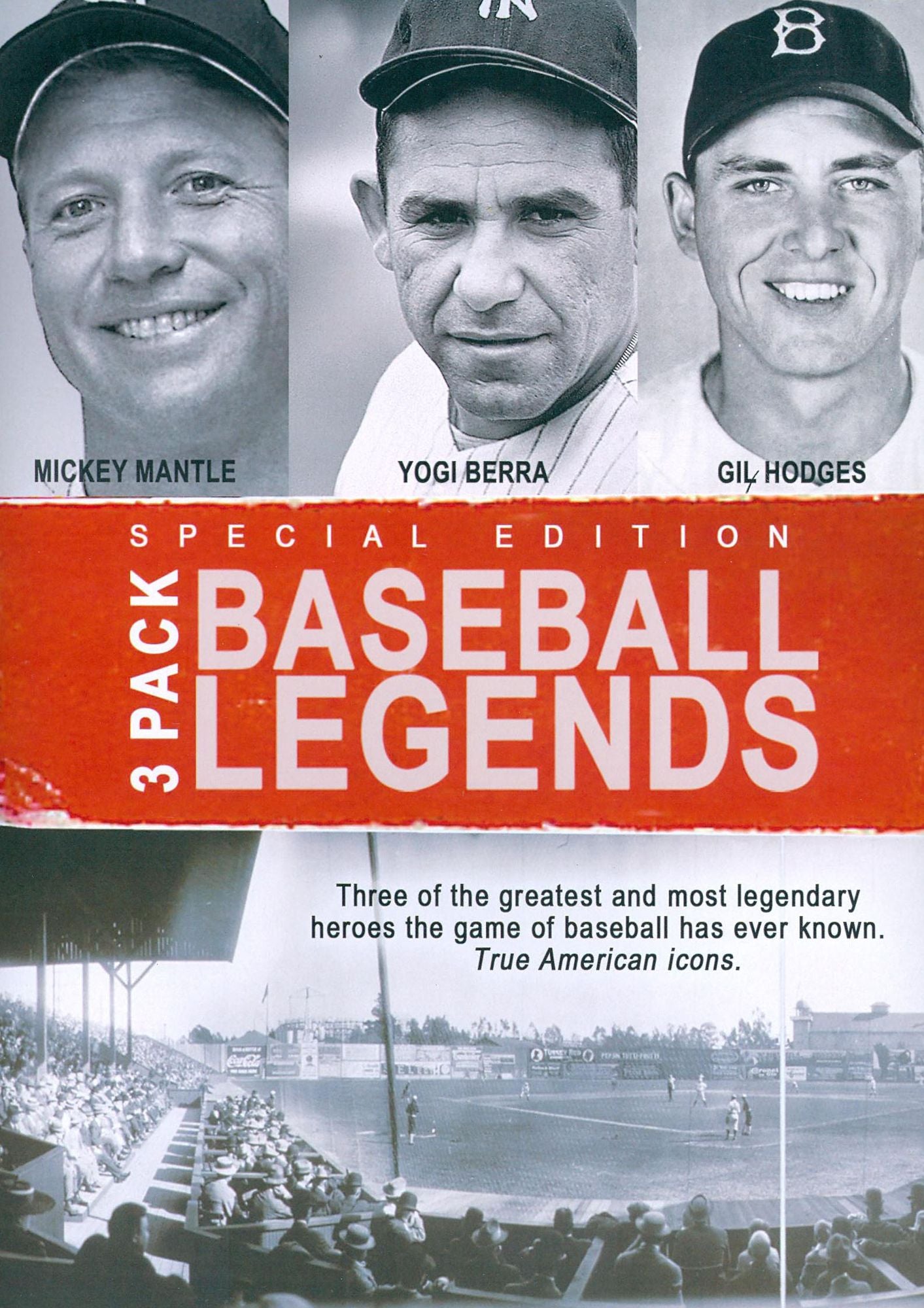 Baseball Legends: Mickey Mantle/Yogi Berra/Gil Hodges [3 Discs]