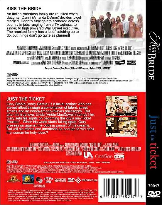 Kiss the Bride/Just the Ticket