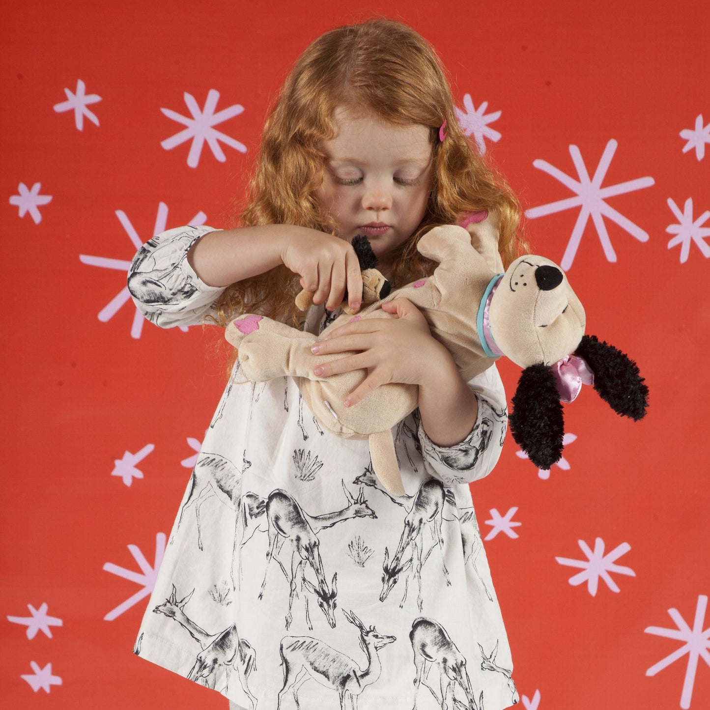 Nursing Nana Dog Stuffed Animal