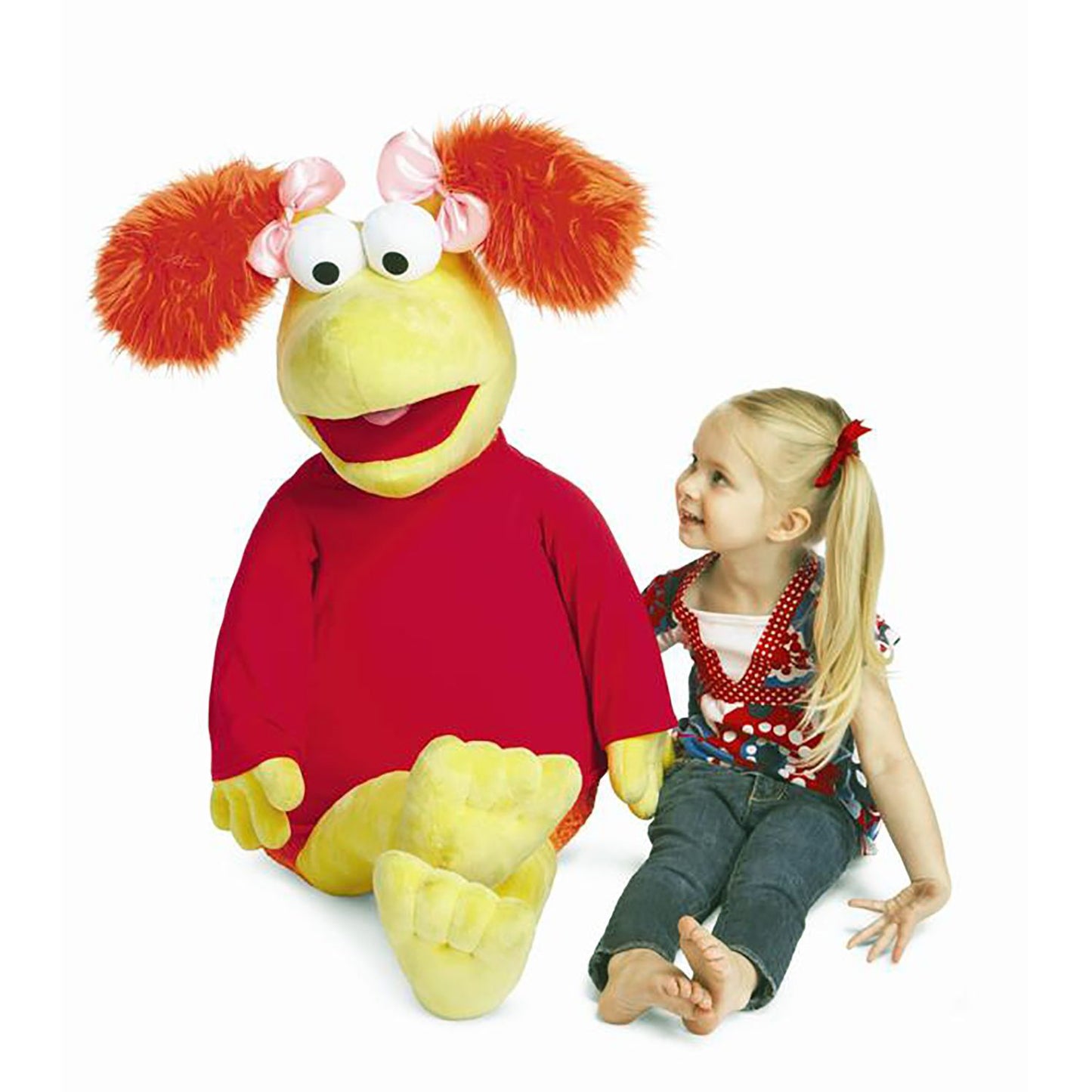 Manhattan Toy Fraggle Rock 50" Jumbo Red Plush Toy