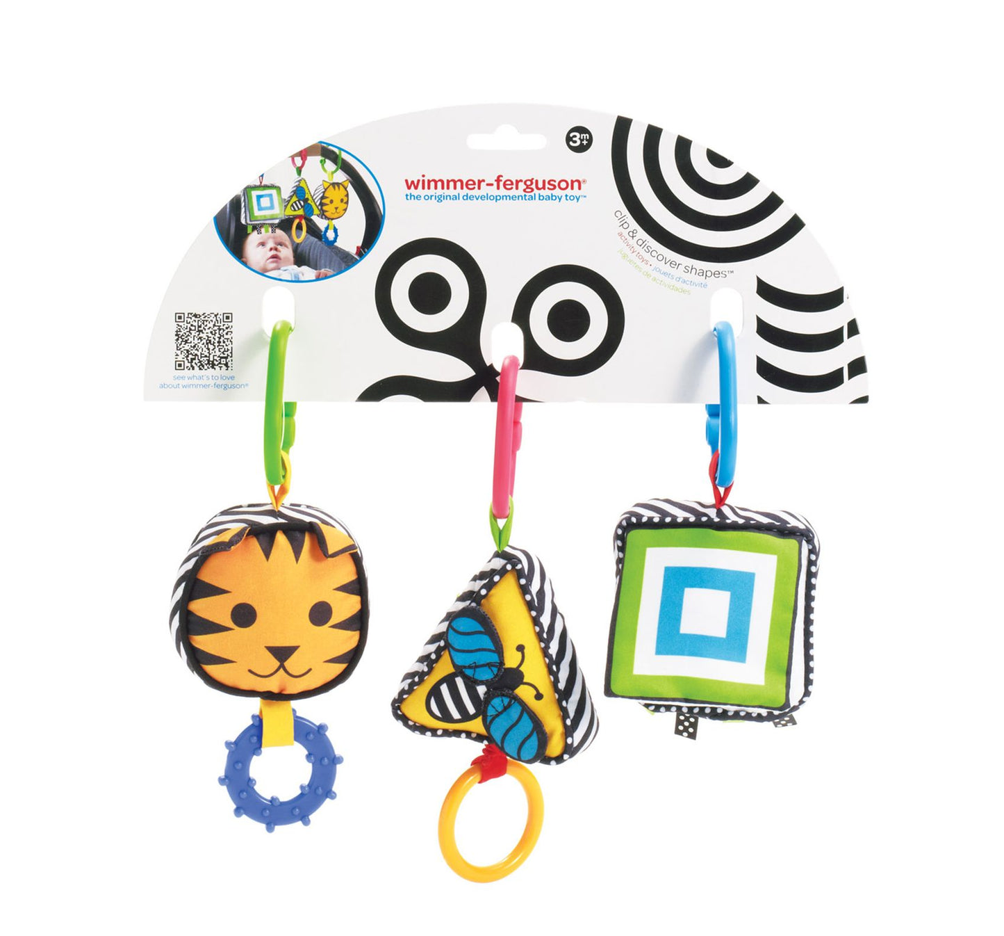 Manhattan Toy Wimmer-Ferguson - Clip & Discover Shapes Toy