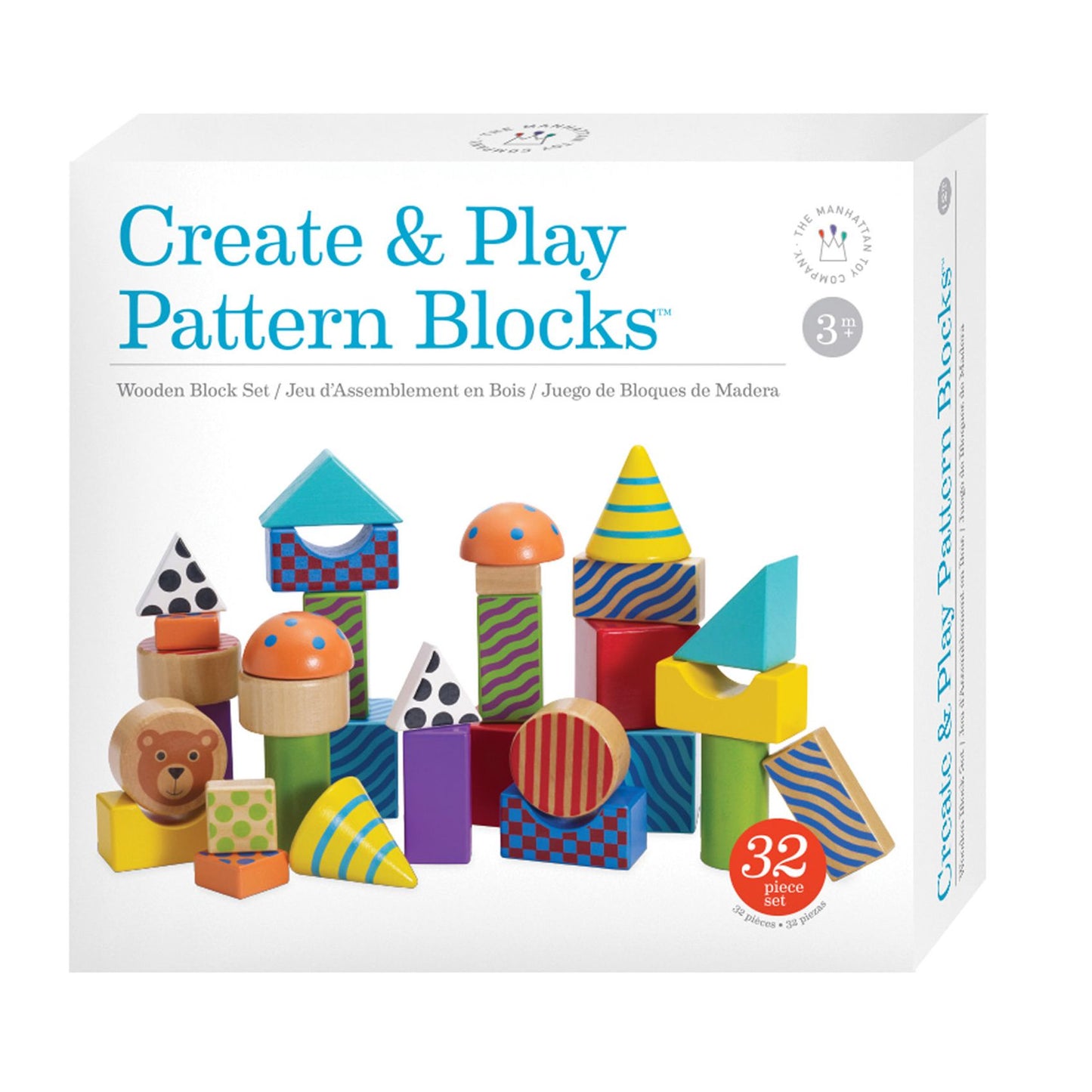 Manhattan Toy Create & Play Pattern Blocks