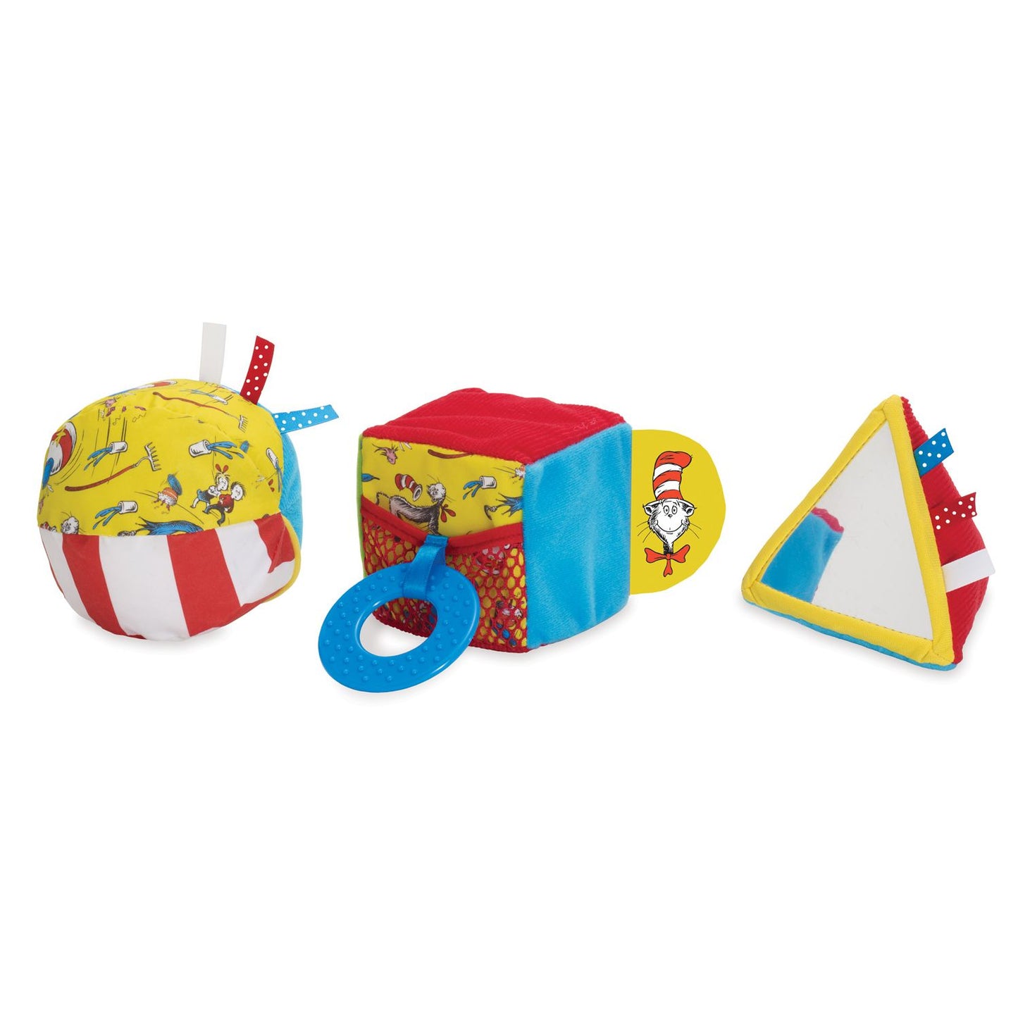 Manhattan Toy Dr. Seuss Cat in the Hat Shape Set Baby Activity Toy