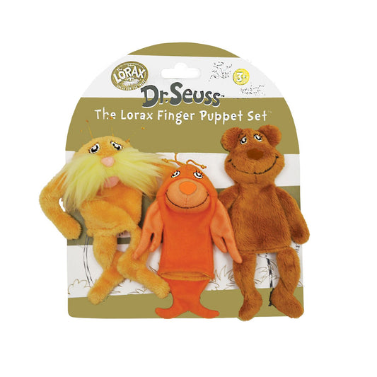 Manhattan Toy Dr. Seuss The Lorax Finger Puppet Set