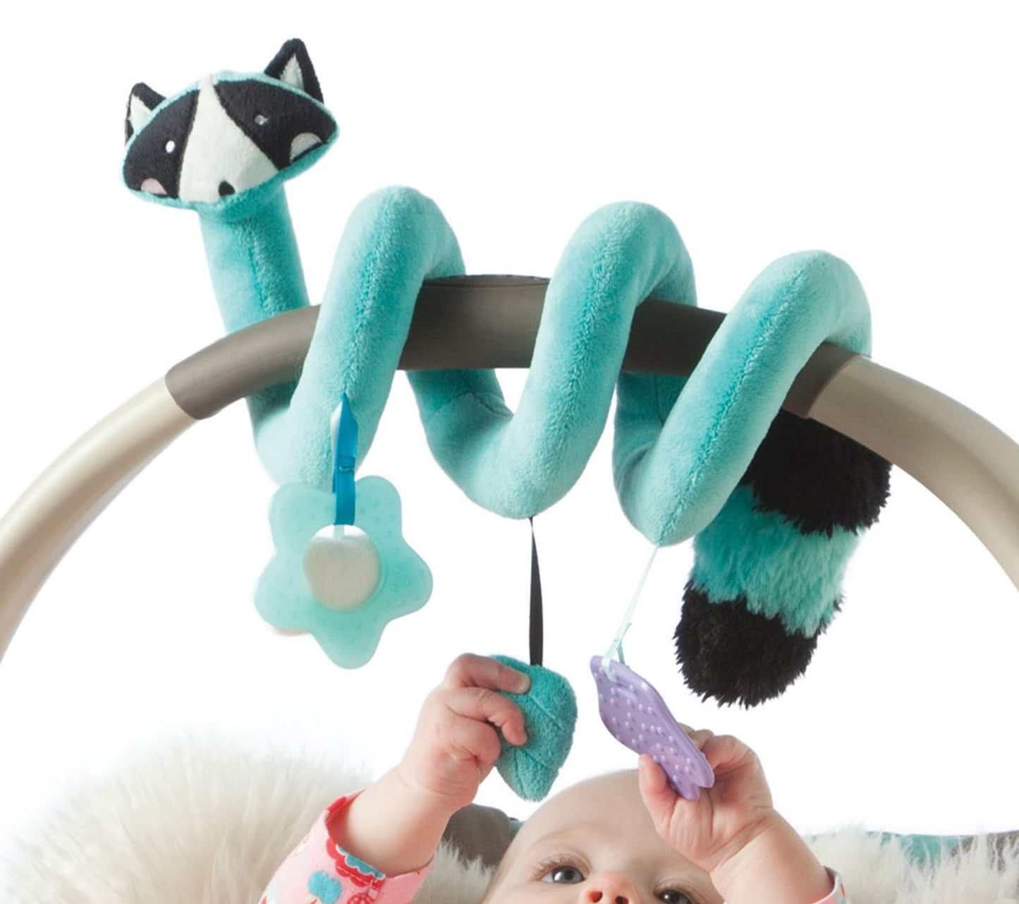 Manhattan Toy Travel + Comfort Raccoon Activity Spiral