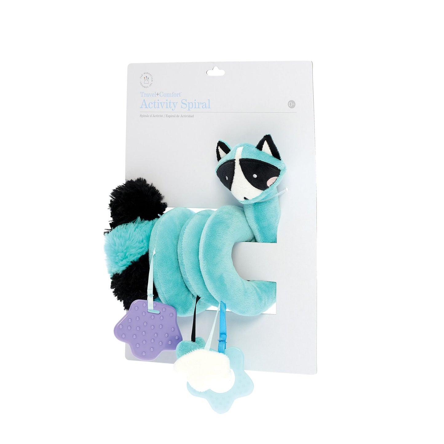 Manhattan Toy Travel + Comfort Raccoon Activity Spiral
