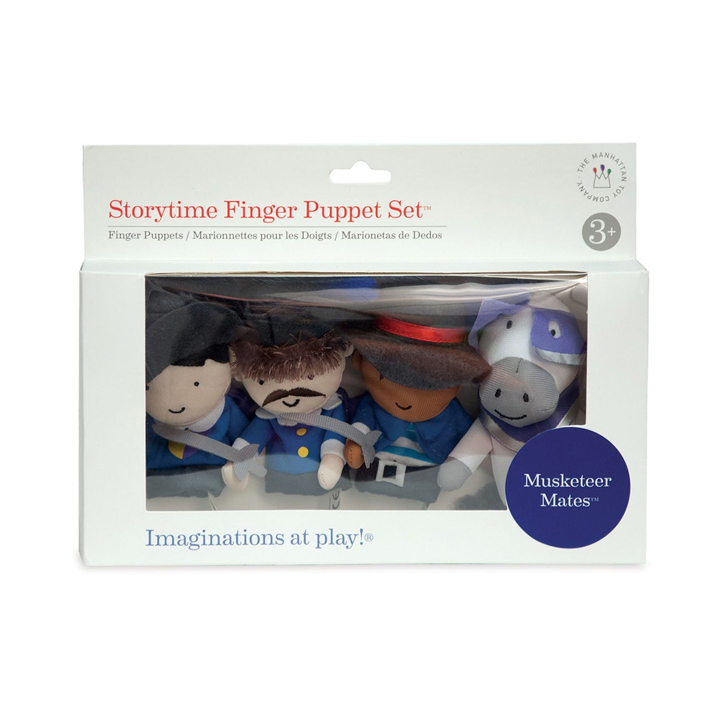 Manhattan Toy Storytime - Musketeer Mates Finger Puppet Set