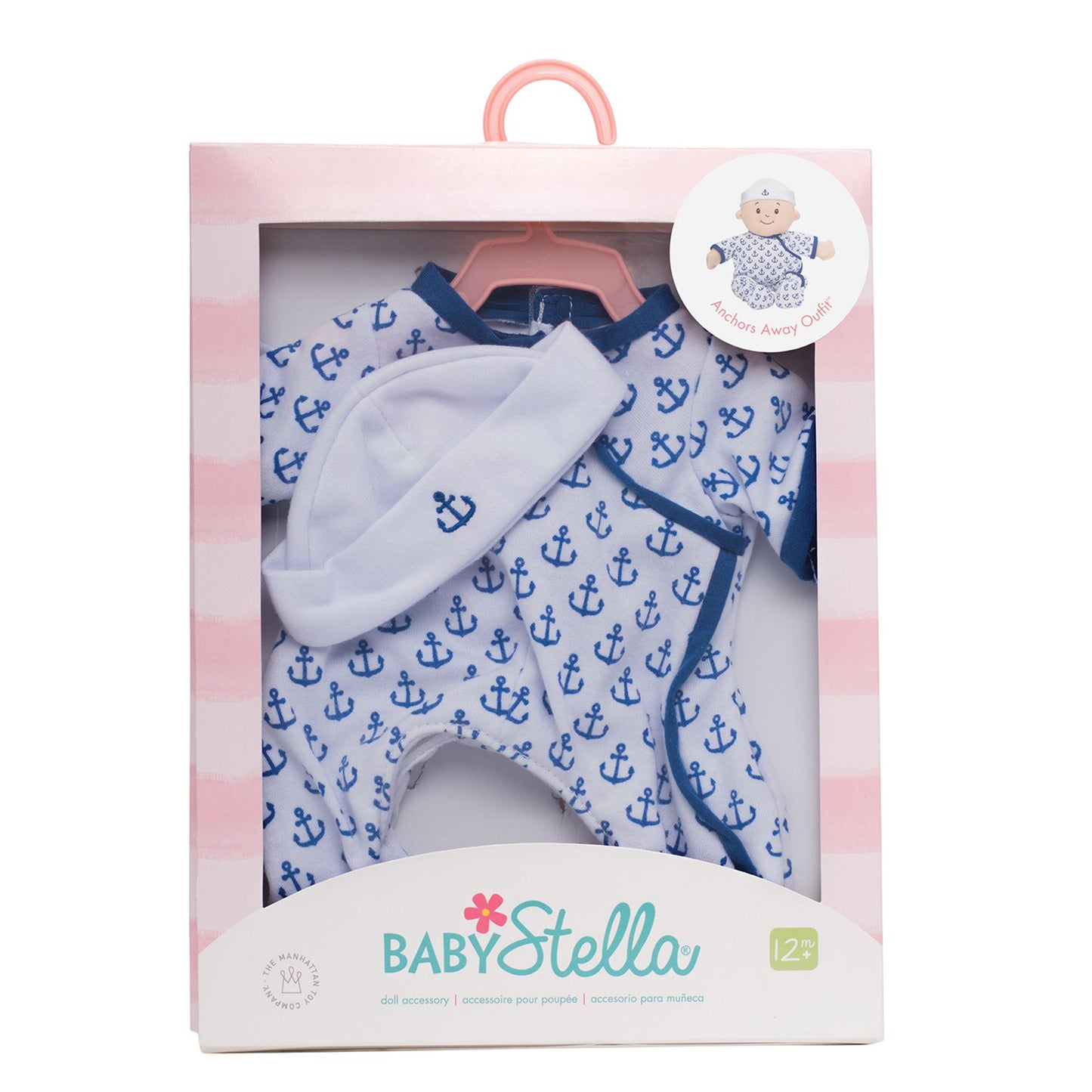 Manhattan Toy Baby Stella - Anchors Away 15" Baby Doll Outfit