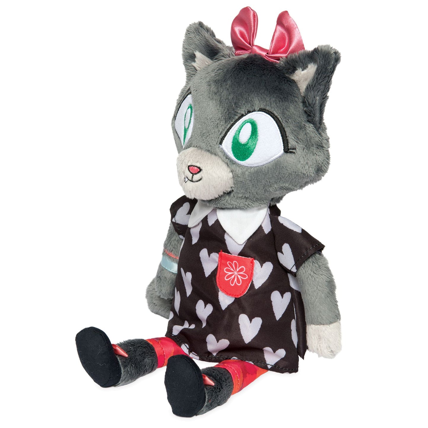 Manhattan Toy Alley Cat Club - Purrrl 14" Plush Toy