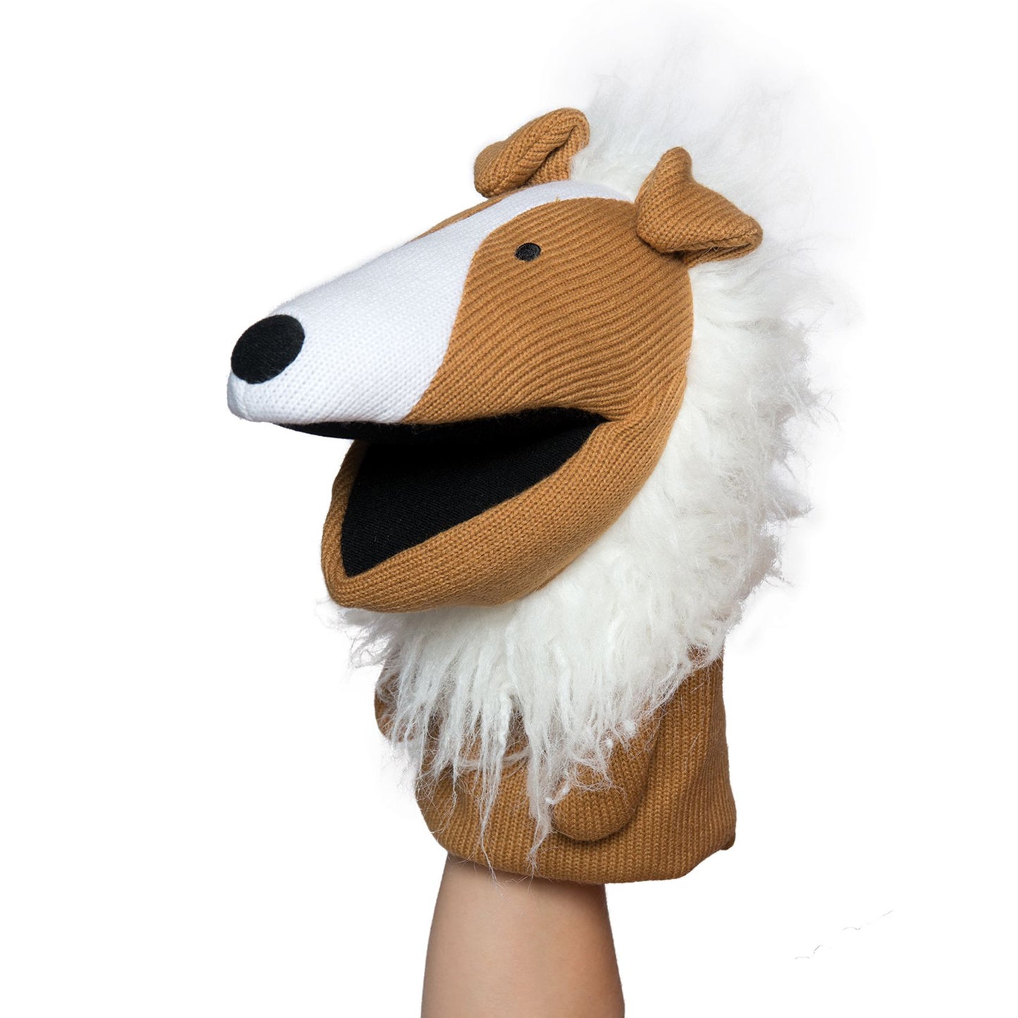 Manhattan Toy Knit Puppets - Collin Hand Puppet