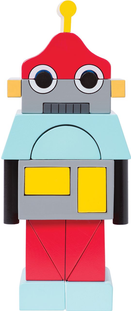 Magnetic Stack Up Blocks - Robot