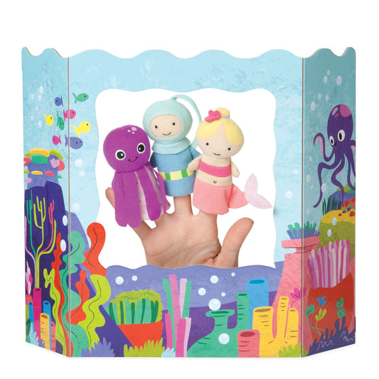 Manhattan Toy Ocean Adventures Finger Puppet Set