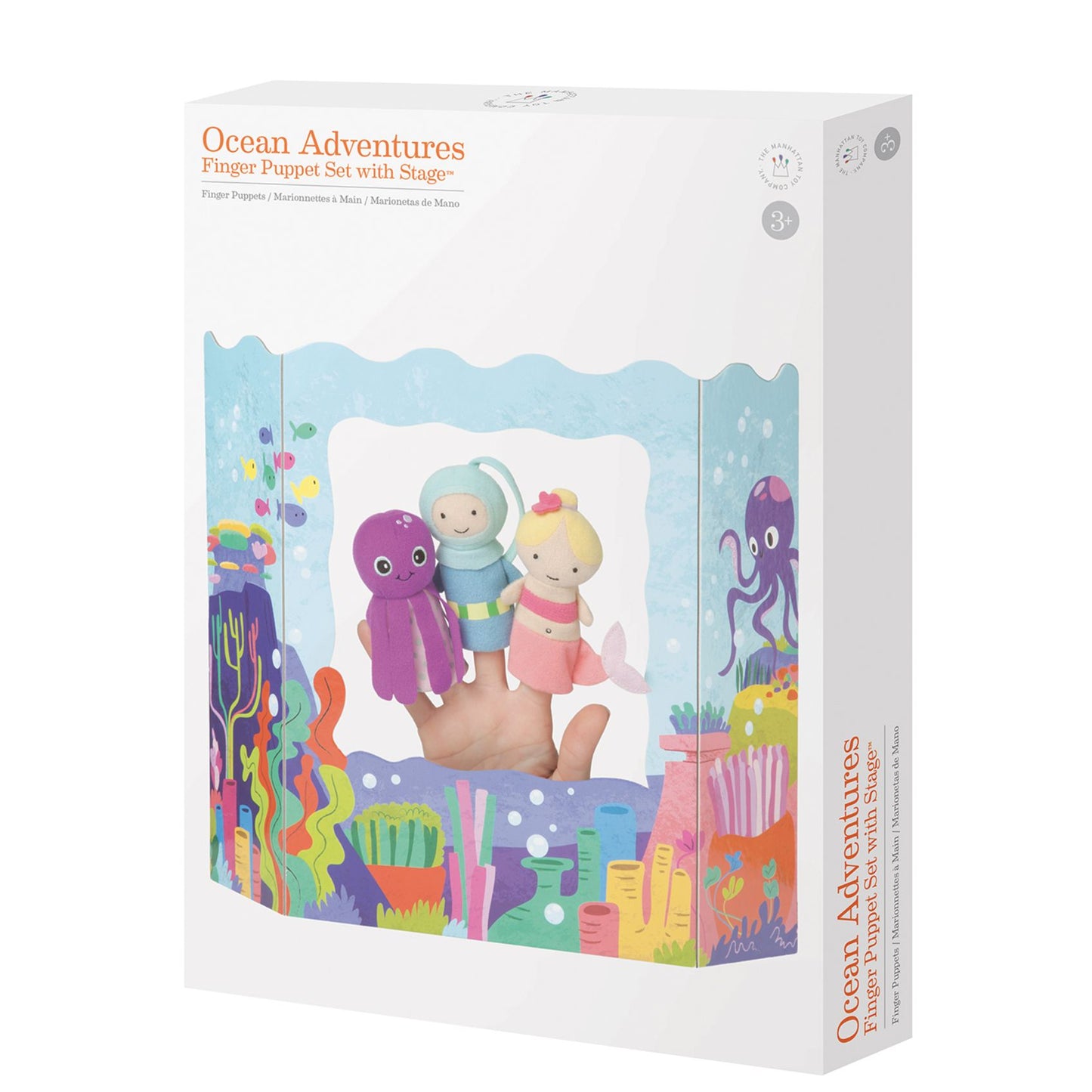 Manhattan Toy Ocean Adventures Finger Puppet Set
