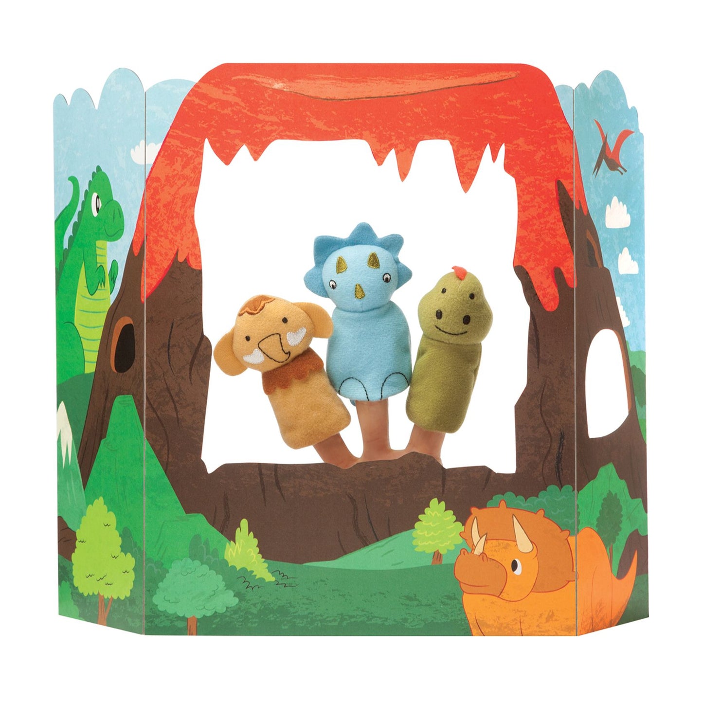 Manhattan Toy Dinosaur Adventures Finger Puppet Set