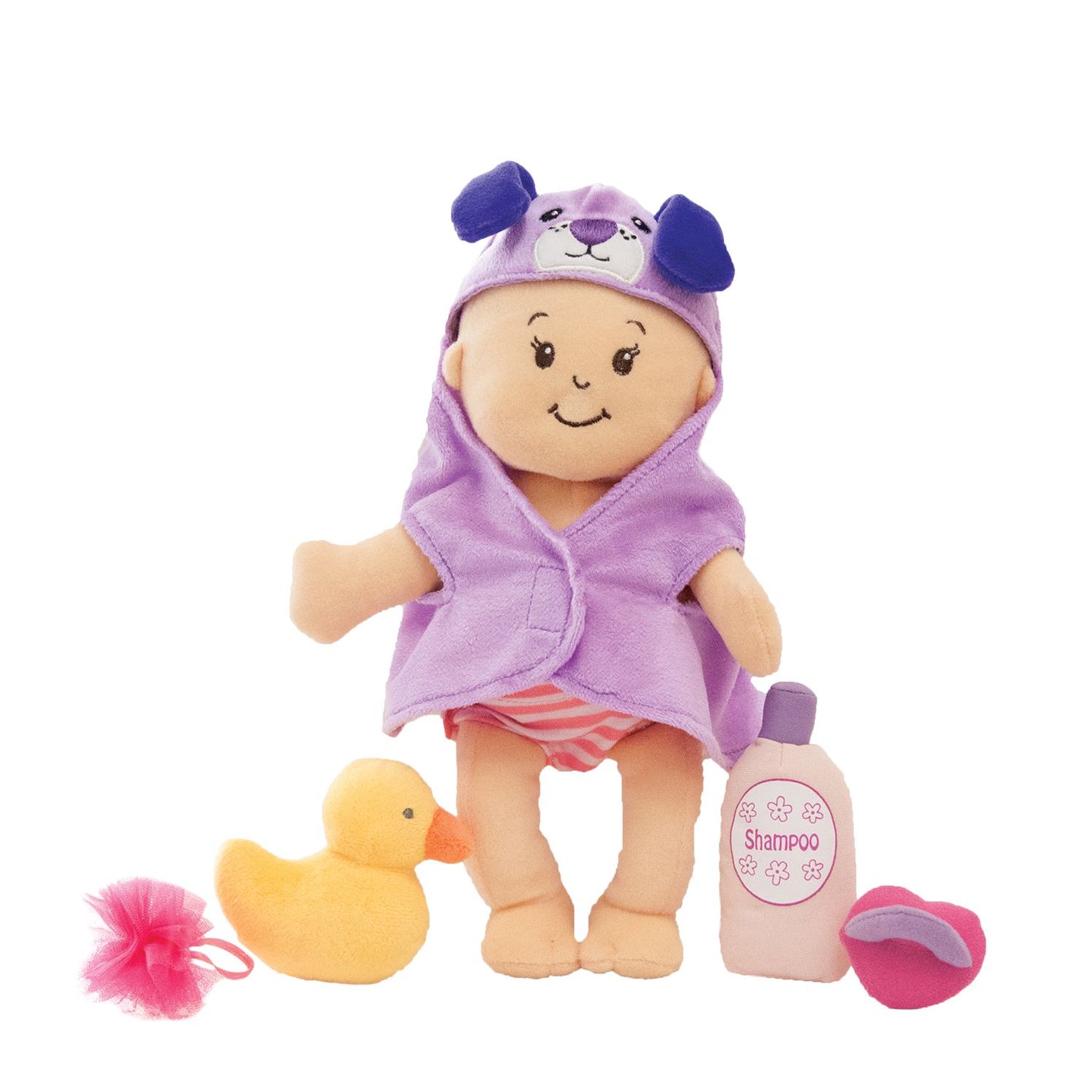 Manhattan Toy Wee Baby Stella 12" Soft Baby Doll and Bathing Set