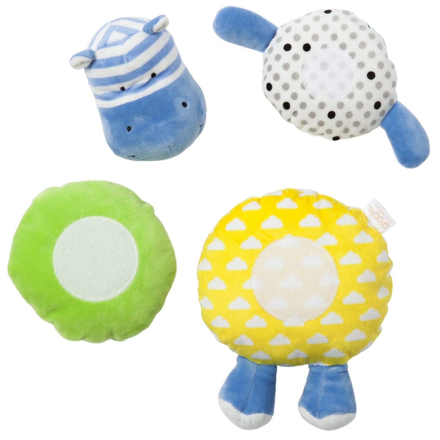 Manhattan Toy Soft Stacker Baby Toy, Blue Hippo