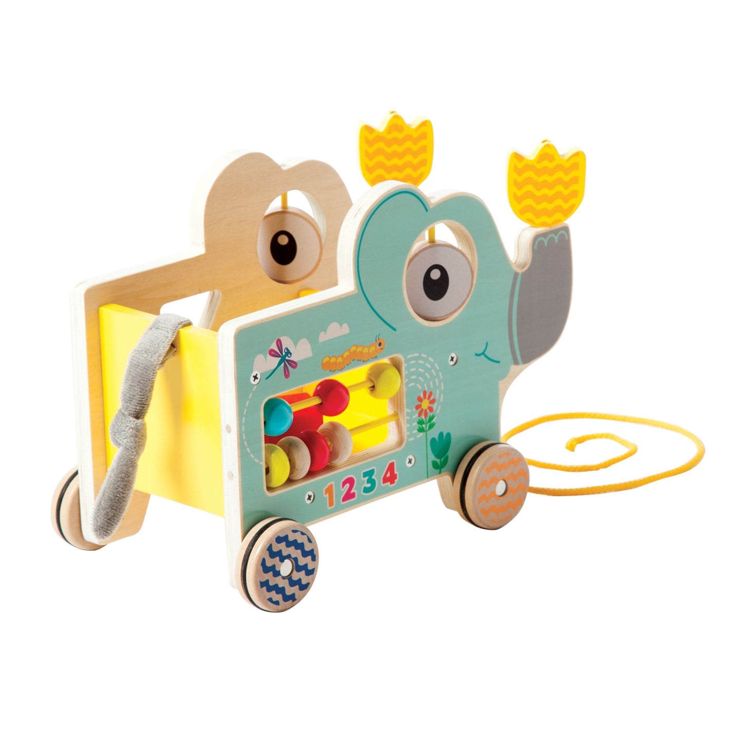 Manhattan Toy My Pal - Elly Wooden Toddler Pull Along Toy