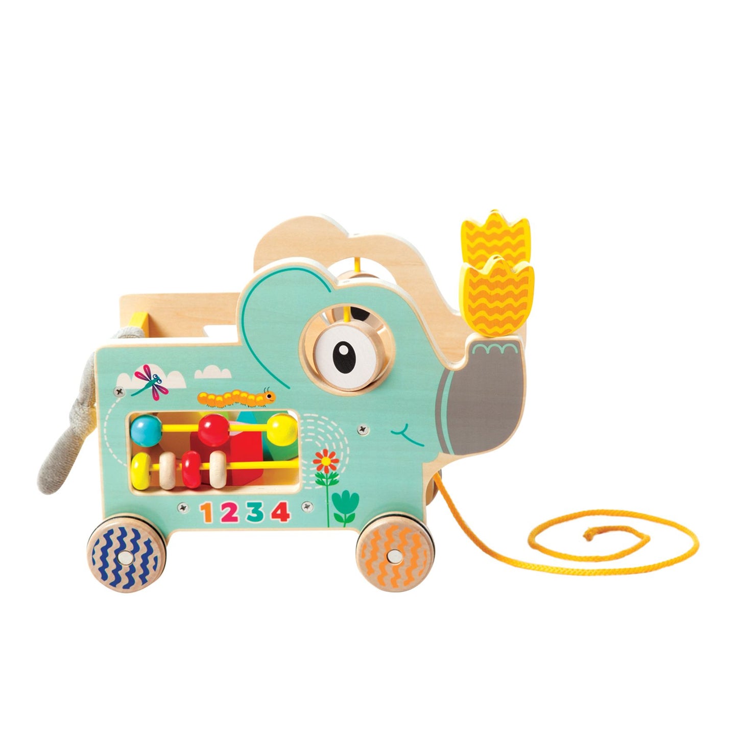 Manhattan Toy My Pal - Elly Wooden Toddler Pull Along Toy